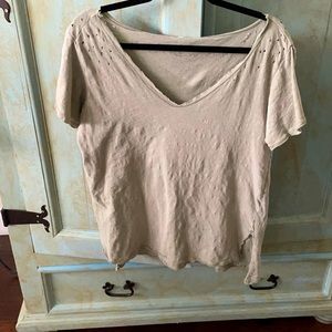 Slouchy magnolia pearl t shirt